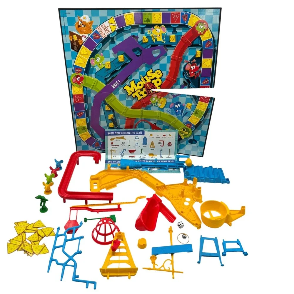 Mousetrap Mouse Trap Board Game Kids Family Complete Christmas Birthday Goldberg - Picture 5 of 12